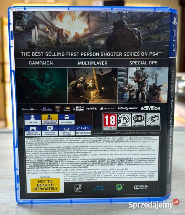 Call of Duty Modern Warfare 4 Elbląg sprzedam