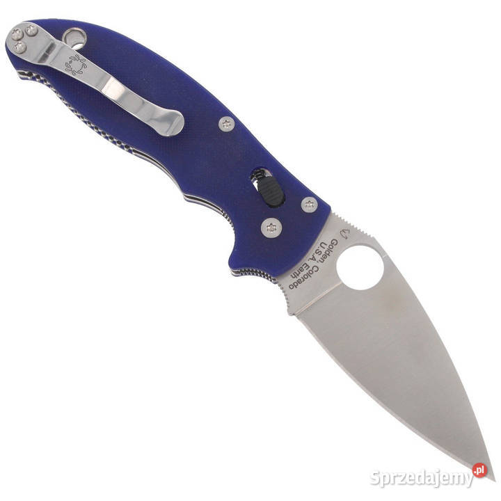 Nóż składany Spyderco Manix 2 G10 Dark Blue CPM mazowieckie Warszawa