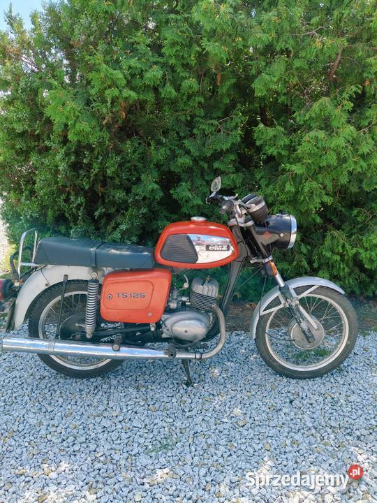 MZ TS 125 motocykl z dokumentami Motoryzacja