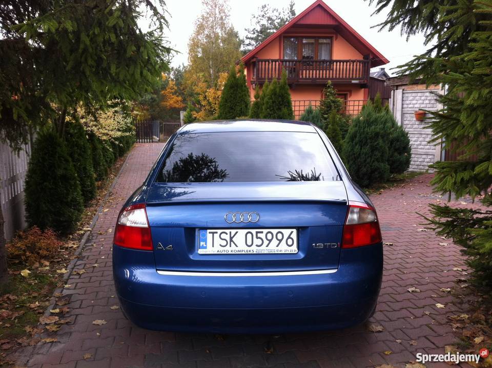 Audi A4 B6 19 TDI 130 skóra navi świętokrzyskie Suchedniów