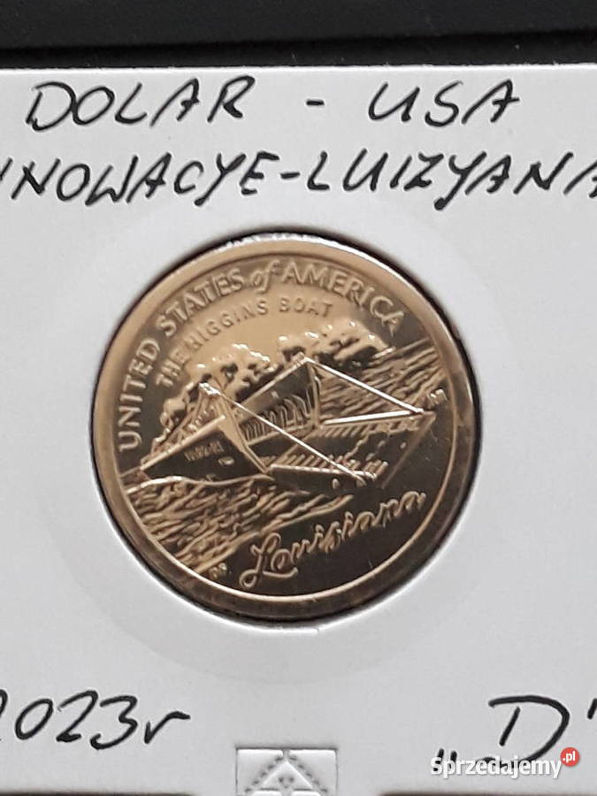 1 Dolar USA Innowacje2023 r men DOkręt desantowy Konin sprzedam