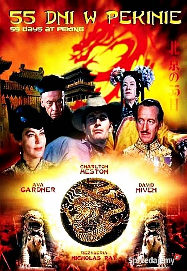 55 DNI W PEKINIE CHARLTON HESTON Filmy Kalisz