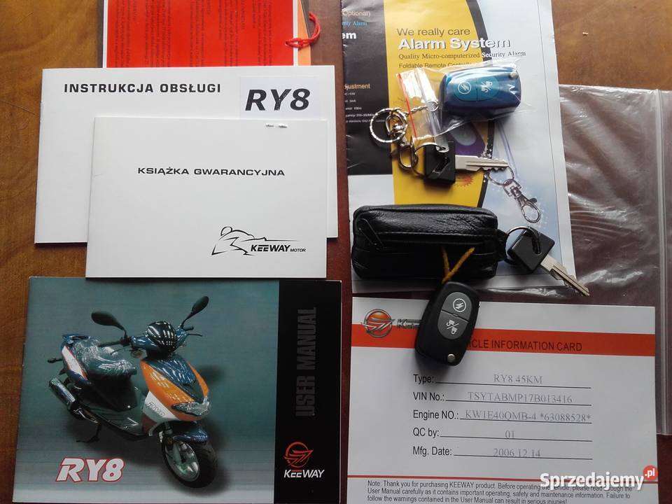 KEEWAY RY8 1 WŁAŚCICIEL SALONOWY ORYGINAŁ Wrocław