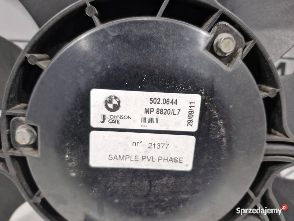 BMW 1 F20 F21 WENTYLATOR CHŁODNICY 7600557