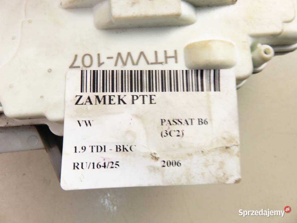 ZAMEK PRAWY TYLNY VW PASSAT B6 osobowe