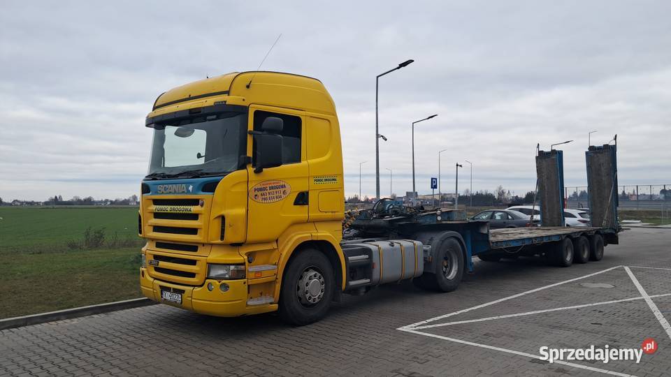 Zestaw Scania R380 niskopodwozie pomoc drogowa nie Sieradz