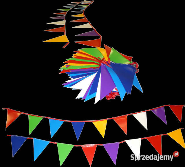Chorągiewki Proporce Girlanda Girlandy Trzebinia