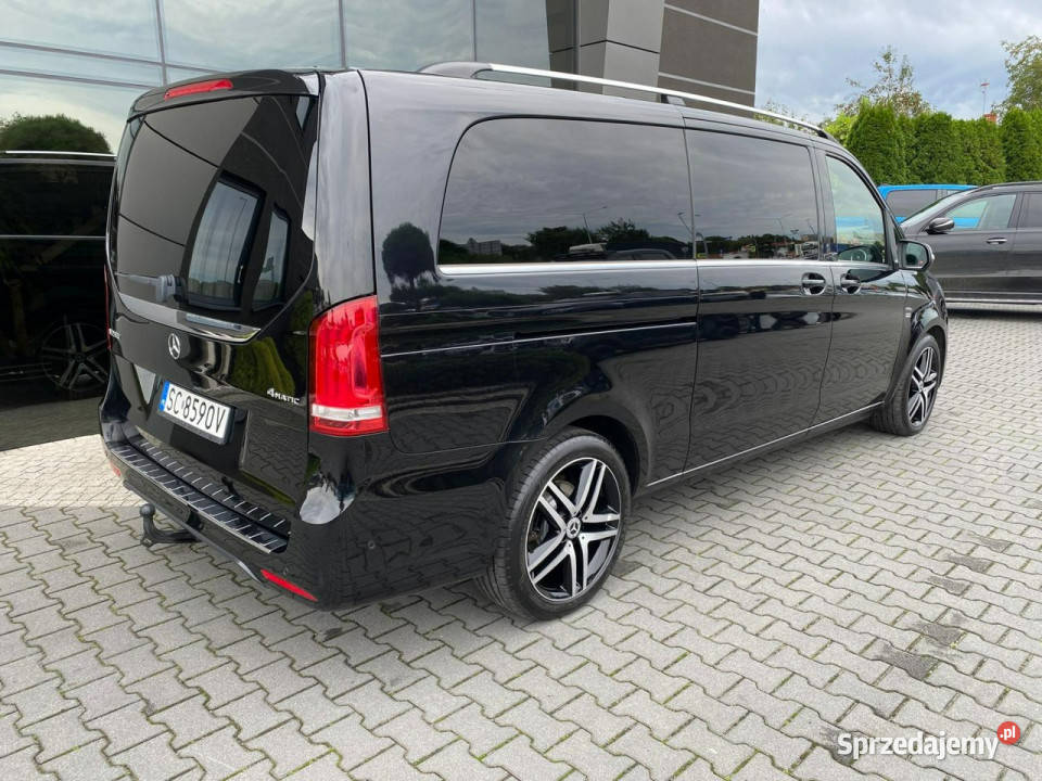 Mercedes V 250 longpodgrzwent fotele4matickamera komputer pokładowy śląskie