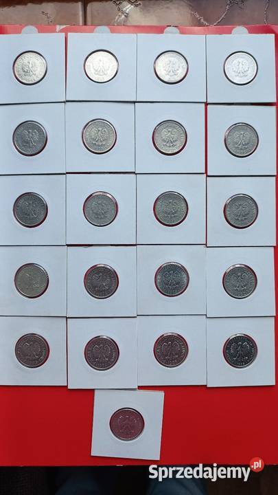 50 groszy PRL wszystkie roczniki aluminiowe Trzebinia
