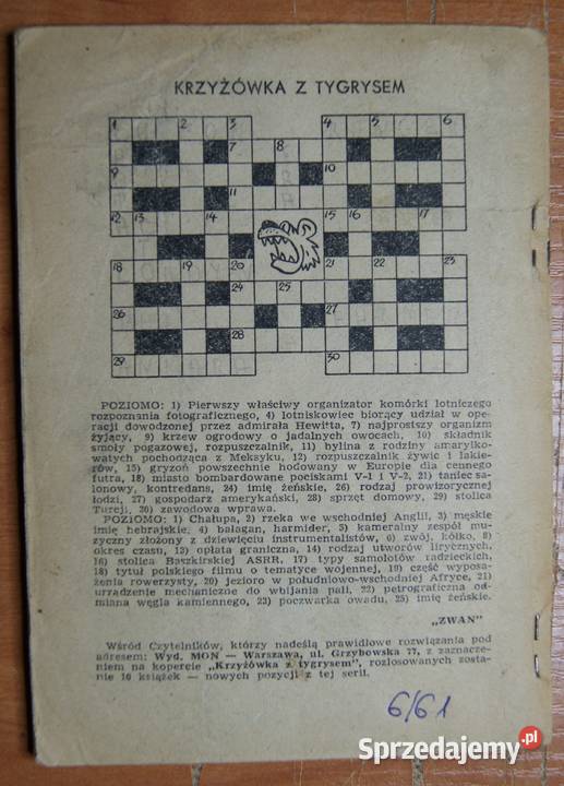 Żółty Tygrys Eskadry tropicieli 1961 Rok wydania 1961 Parczew