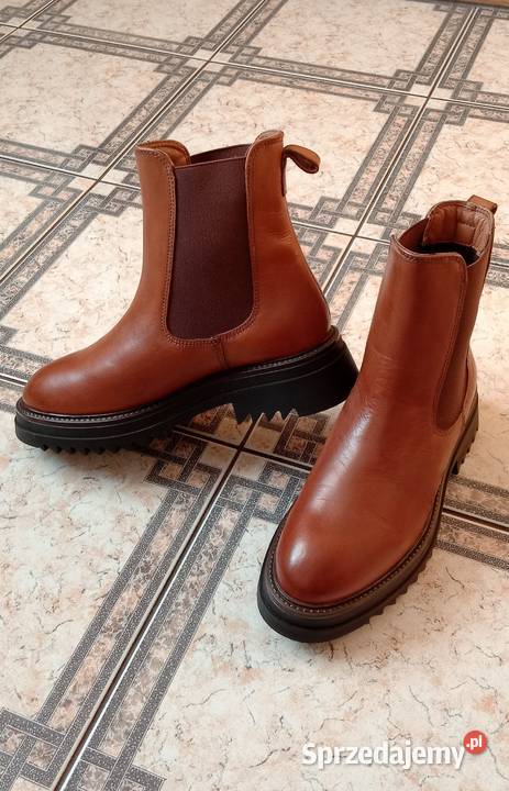 Lasocki sztyblety skórzane ocieplane damskie inna Sędziszów Małopolski