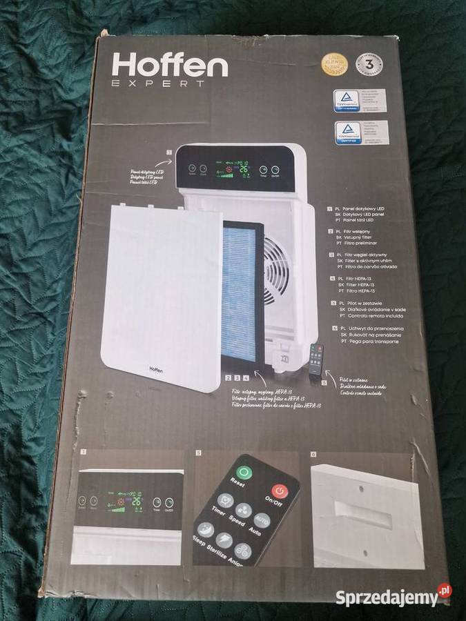 NOWY Oczyszczacz powietrza Hoffen Expert 3