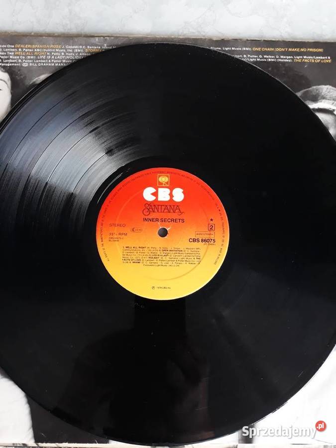 SANTANA INNER SECRETS CBS1978 Płyty i kasety podkarpackie Rzeszów sprzedam