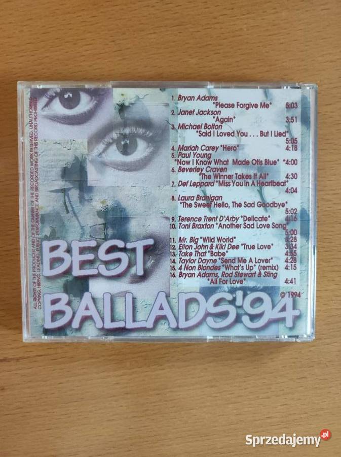 Best Ballads 1994 pop unikat vintage muzyka cd