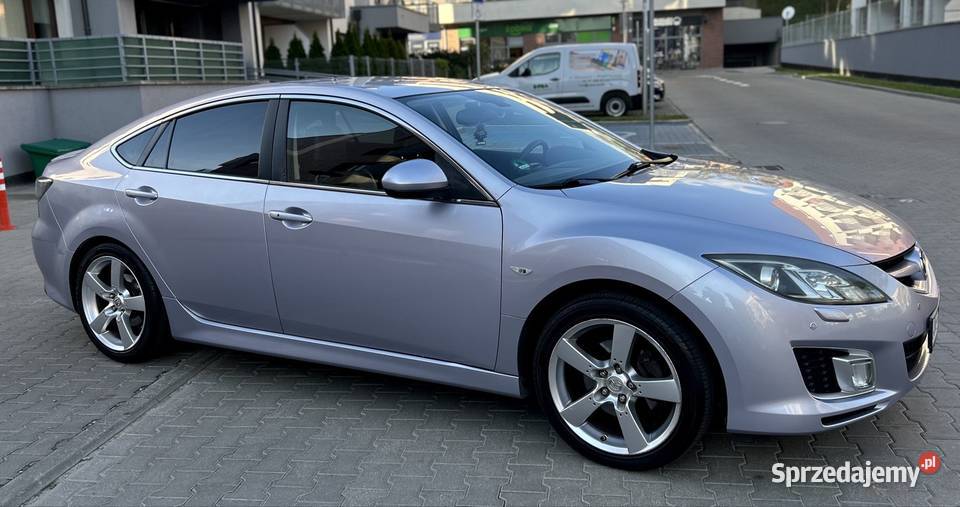 Mazda 6 25 benzyna Sport Dynamic 2008r Zadbana światła do jazdy dziennej Szczecin