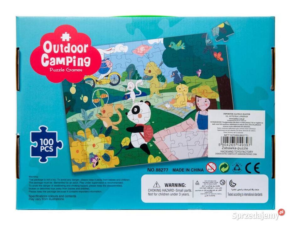Puzzle układanka dzieci 100 elementów Puzzle Poznań