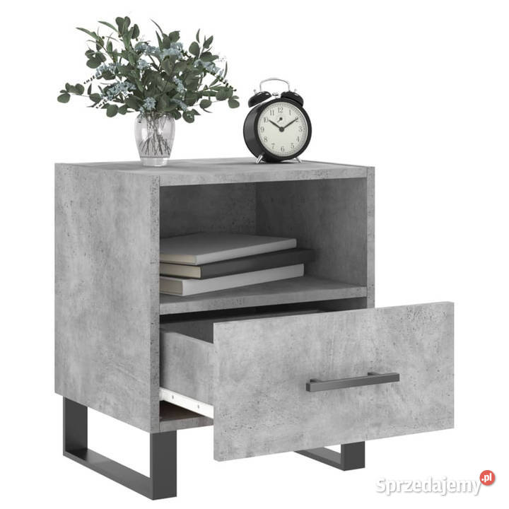 Szafka nocna szarość betonu 40x35x475 WM827492 Warszawa