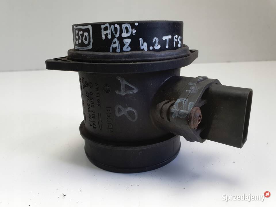 PRZEPŁYWOMIERZ Audi A8 S8 D3 52 FSI POWIETRZA Części samochodowe Rudka