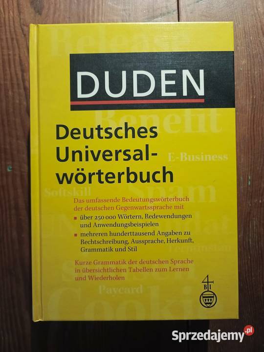 Duden Deutsches Universalworterbuch wydanie V z Książki do nauki języka obcego mazowieckie Warszawa