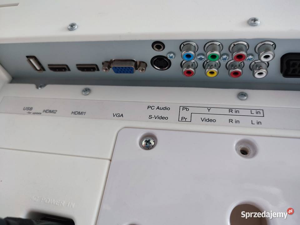 TV 26 biały z wbudowanym DVD śląskie sprzedam