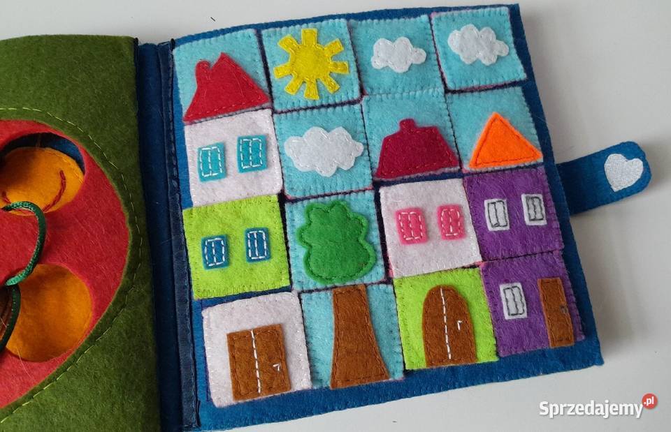Książka sensoryczna quiet book handmade Kraków