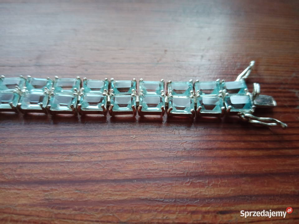 Bransoleta tenisowa posrebrzana bransoletka Bransoletki dolnośląskie