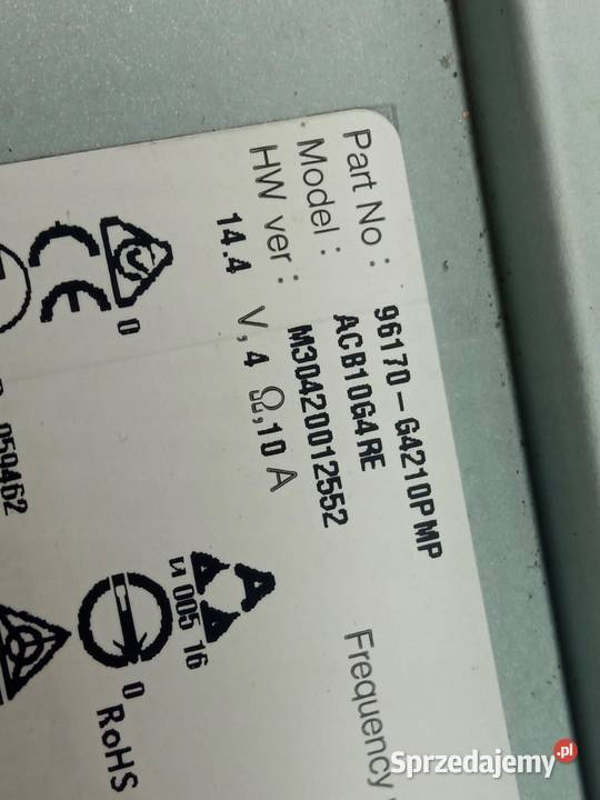 RADIO 9617064210PMP Hyundai i30 III 2016