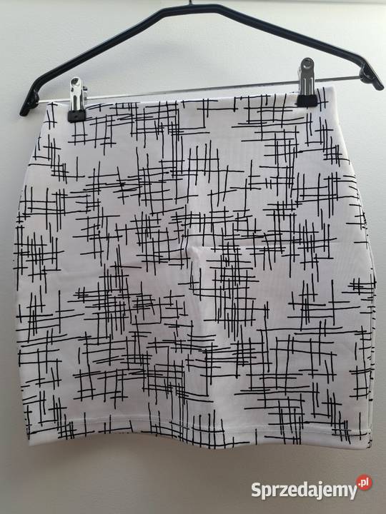 Białoczarna mini spódnica FOREVER 21 S