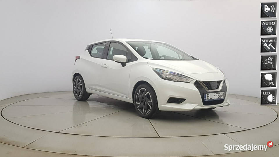 Nissan Micra 10 IGT Acenta Z Polskiego Salonu FV światła do jazdy dziennej Warszawa