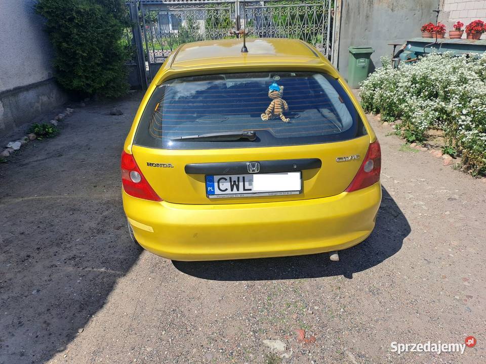 Honda Civic VII 7 generacji 14 16V 90 Hatchback ABS Civic kujawsko-pomorskie Brześć Kujawski