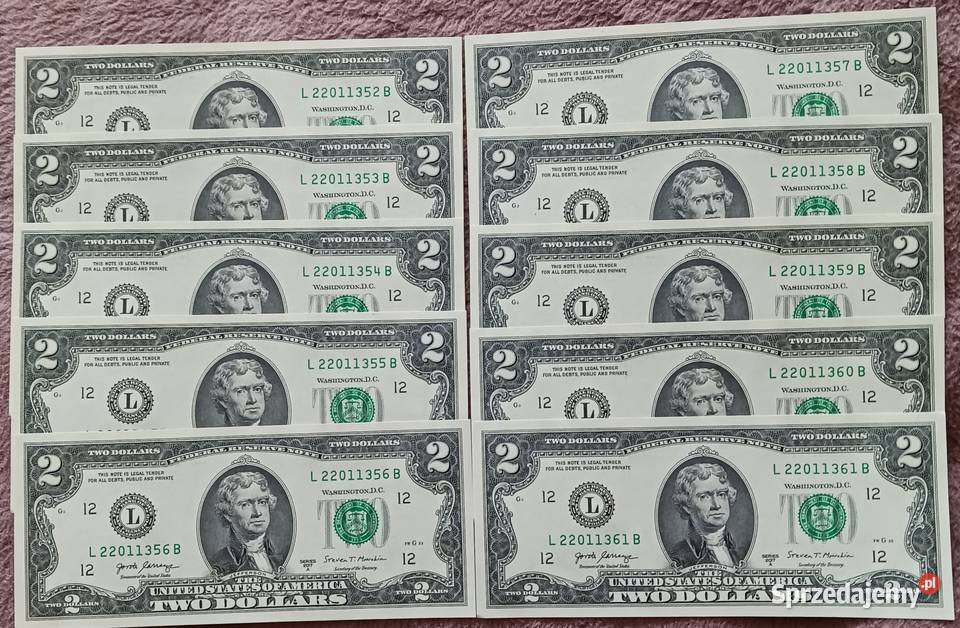 10 x 2 USA 2017 r seria AmenLSan Francisco Konin sprzedam