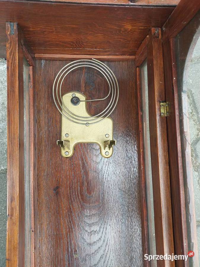 Stary zegar ścienny Junghans 1910r eklektyczny pomorskie Tczew