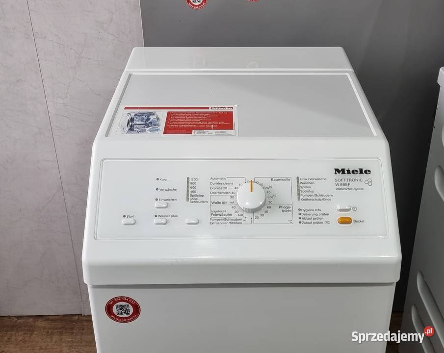 Pralka góry Miele W 665 F WCS Softtronic 1200 Wrocław