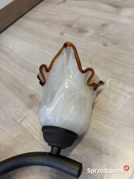 Żyrandol lampa sufitowa retro vintage 2 ramiona
