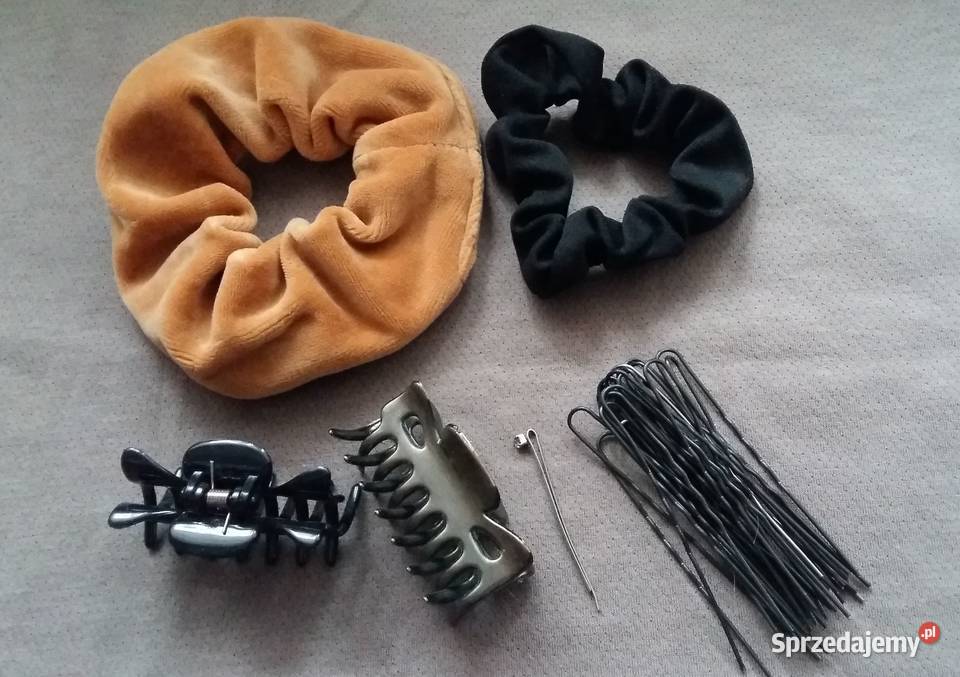 Wsuwki do włosów zapinki miedziana drewniana Łódź