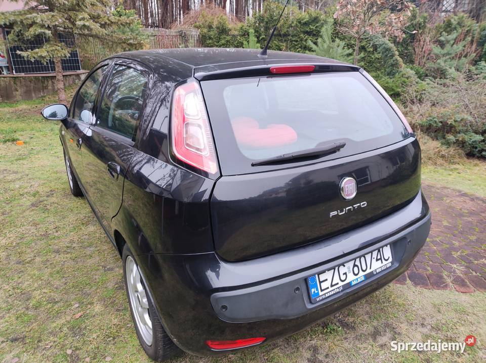 Fiat Punto Evo 12 8V 4 drzwi czarny Aleksandrów Łódzki