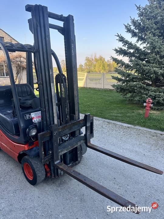 Wózek widlowy Linde H16 16 t 5m triplex wolny blokada podnośnika Rząśnia