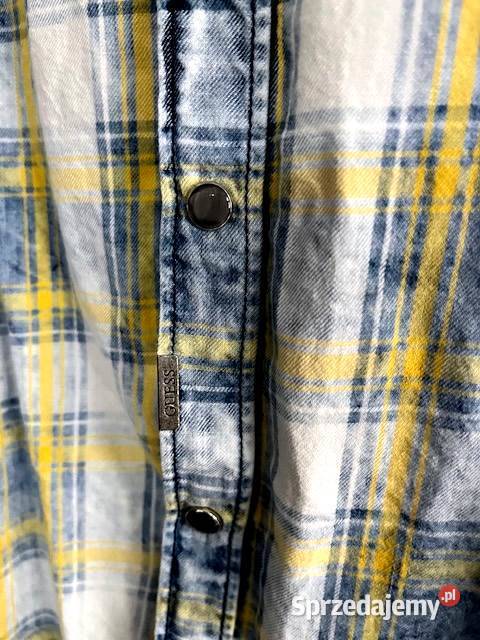 guess koszula meska kratka jeansowa bawełna 38 Guess Pozostałe zachodniopomorskie Choszczno
