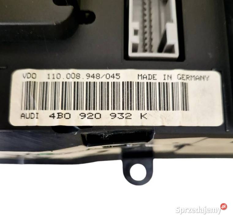 EU LICZNIK ZEGARY AUDI A6 C5 19 TDI 25 TDI osobowe Działoszyce