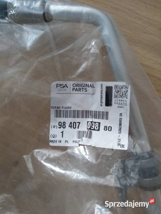 Rurka przewód klimatyzacji Peugeot 3008 5008 II osobowe Lublin