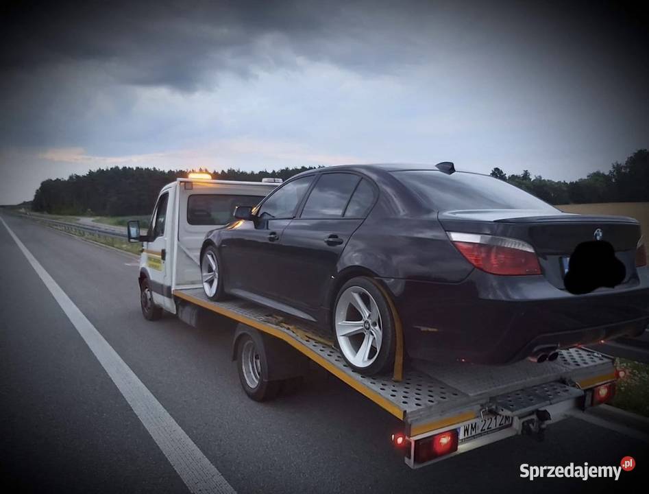 pomoc drogowa auto laweta transport maszyn Kałuszyn