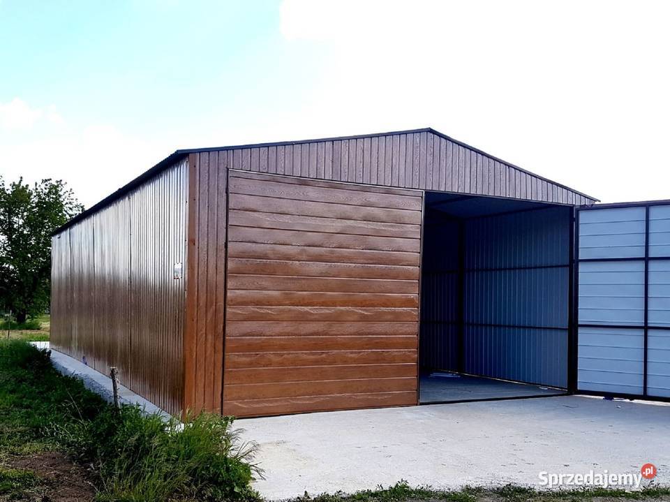 Blaszana montowana hala 7x12m Złoty dąb Kraków
