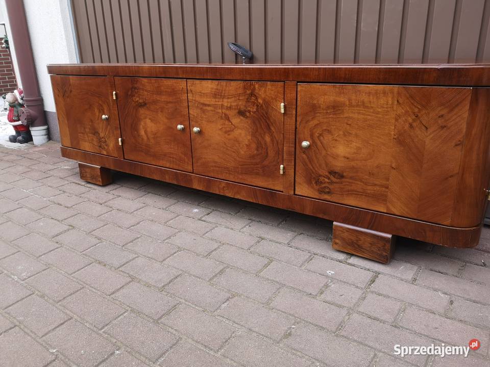 Komoda RTV 200 ARTDECO Solidna Orzech Niska