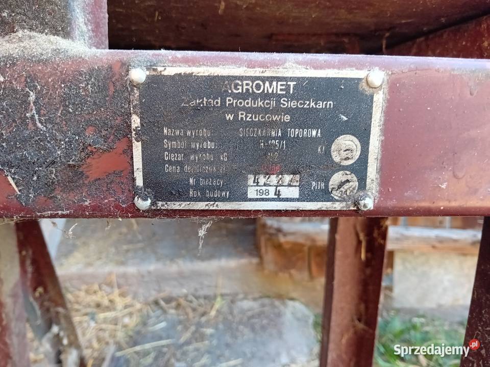 Sieczkarnia Rolnictwo