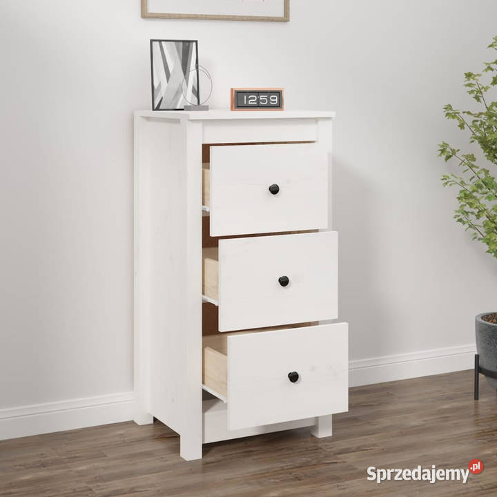 Szafka biała 40x35x80 lite drewno sosnowe Warszawa sprzedam