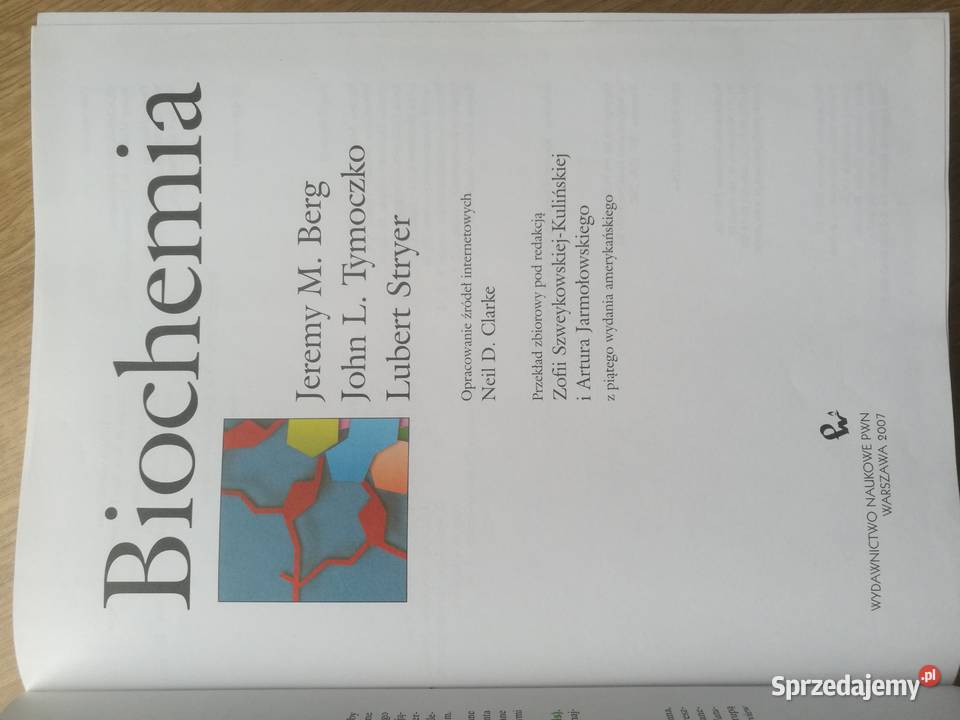 Ksiazki biochemia fizyka chemia chemia, biochemia Markowa