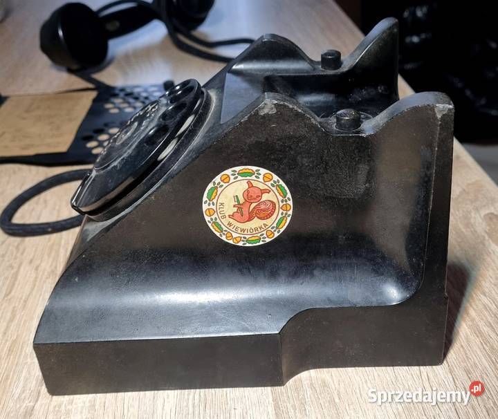 Zabytkowy telefon CZPE DC21 pierwszy powojenny Białystok