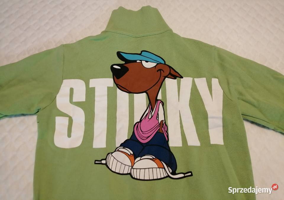 Rozpinany golf bluza długi rękaw zielona 120 Czeladź