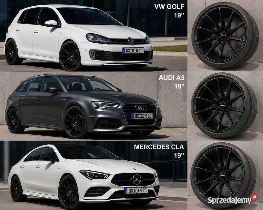 19 Audi A3 A4 VW Golf Mercedes CLA Skoda wklęsłe Lubasz
