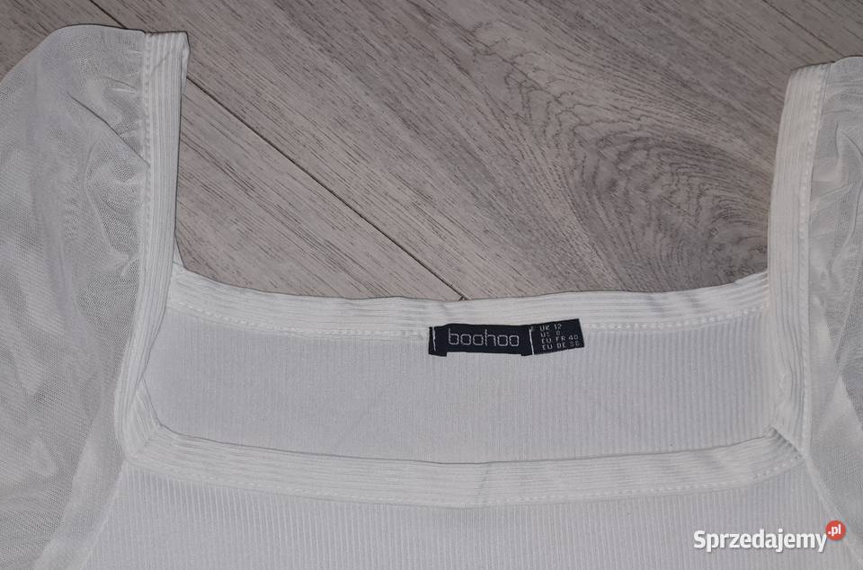 Bluzka damska basic biel Boohoo 40L Łódź